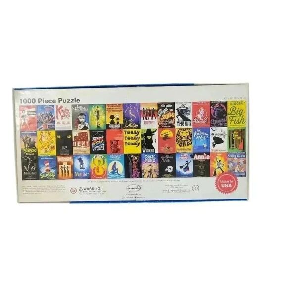 Panoramic Broadway Musicals 1000 pc Jigsaw Puzzle - Picture 4 of 7
